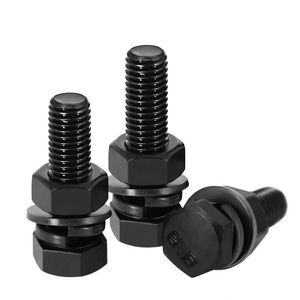 Dongji – Vis et écrous en acier inoxydable DIN933 10.9 de bonne qualité, boulons hexagonaux pour la construction, avec rondelle à ressort A2-70 - Product Image 1