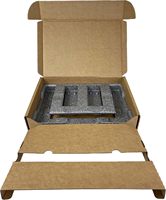 Caja de Cartón Corrugado para Envíos, Cajas de Embalaje para Productos Electrónicos de Comercio Electrónico, Caja de Cartón con Inserto de Papel/Espuma