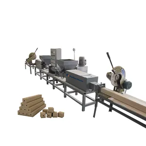 Sawdust Pallet Block Machine Automatic Production Line Sawdust Pallet Foot Machine For Wooden Pallets