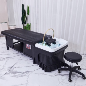 Kisen Black New High-end High-end Ergonomic Shampoo <b>Bed</b> Can Be Customized Color Ceramic Shampoo Basin - Product Image 5