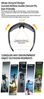 Productos de Tendencia 2026, Nuevas Gafas Inteligentes con Cámara, Video HD de 8MP, Bluetooth, Logotipo Personalizado, Gafas de Sol para Deportes al Aire Libre, Ciclismo y Conducción