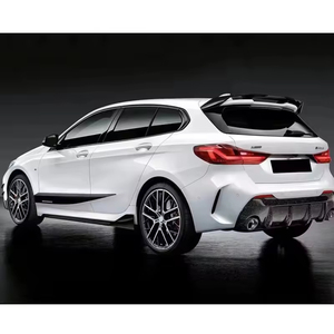 Kit Carrozzeria per <span class=keywords><strong>BMW</strong></span> Serie 1 <span class=keywords><strong>F40</strong></span> Stile MP Anno 2019, Set Completo in PP Nero Lucido con Paraurti, Minigonne Laterali e Spoiler Tetto - Kit Facelift - Product Image 6