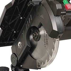 Bench Top Compound Miter <b>Saw</b> with Motor and Gear for Aluminium & Wood Cutting 60KW <b>Power</b> 110V/220V - Product Image 3