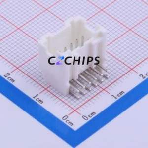 S12B-PADSS-1(LF)(SN) Wire-to-<b>Board</b> <b>Pin</b> Header Bent Lead Through Hole,P=2mm Connector 2x6P 2mm Right Angle Insert PAD - Product Image 1