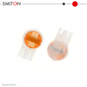 UY2/K2 connettori per filo telefonico impermeabili con bottone trasparente arancione riempito in Gel blocchi terminali UY2 giunzione di testa - Product Image 5