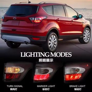 2017 For-D <span class=keywords><strong>Kuga</strong></span> Alta calidad Nueva luz trasera LED con lente roja 6000K Temperatura de color Alta venta - Product Image 4