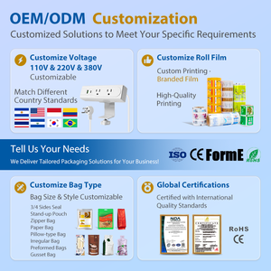 เครื่องบรรจุแป้งขนมปังกรอบความเร็วสูงแบบแนวตั้ง VFFS เครื่องบรรจุผงสำหรับธุรกิจขนาดเล็ก - Product Image 6