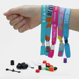 Tùy Chỉnh Thăng Hoa Vải Satin Sinh Thái Thân Thiện Vải Ban Nhạc Cổ Tay Tái Chế Dây Đeo Cổ Tay Cho Các Sự Kiện - Product Image 6