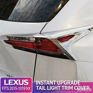 Chrome Rear Tail Light Trim Cover Bezel for NX200 NX300 NX300h 2015-2021 ABS Exterior Upgrade Accessories - Product Image 3