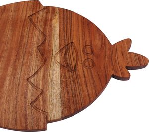 Tabla de cortar de madera con forma de huevo, bloque de cortar, bandeja para servir, decoración navideña, 1.5 cm de grosor, SON TRA CRAFT - Product Image 3