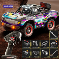 Радиоуправляемый шорт-корс грузовик JJ 1:18, 4WD, бесщеточный, полностью пропорциональный, 4-канальный, высокоскоростной внедорожный профессиональный гоночный автомобиль, 60 км/ч