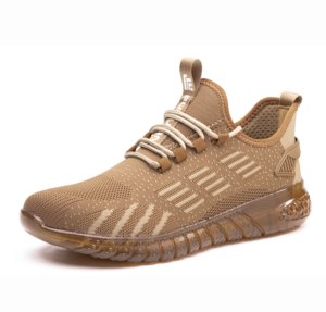JIANKUN Chaussures de sécurité antistatiques, certifié CE, personnalisables, avec bout en acier, pour le travail, l'hiver, le tissu extensible en nylon, unisexe - Product Image 4