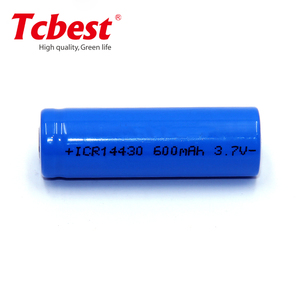 Solution de batterie Li-ion efficace 650mAh <span class=keywords><strong>ICR14430</strong></span> 3.7V pour appareils portables Batteries cylindriques au lithium-ion - Product Image 3