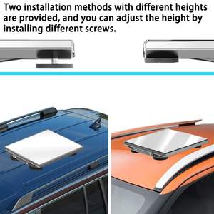 2 en 1 Starlink Mini Kit de montaje plano magnético para automóviles Construcción de aluminio puro Premium con placa de cubierta de PC de alta resistencia - Product Image 5