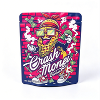 Sachet Doypack Personnalisé Imprimé Dessin Animé pour Snacks Exotiques, Qualité Alimentaire, Anti-Odeur, avec Fermeture Éclair, pour Bonbons Gélifiés