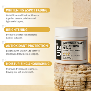 <span class=keywords><strong>Crema</strong></span> <span class=keywords><strong>Viso</strong></span> OEM Sbiancante per Pelle Scura, <span class=keywords><strong>Crema</strong></span> <span class=keywords><strong>Viso</strong></span> Illuminante con Doppio Glutatione 50ml - Product Image 4