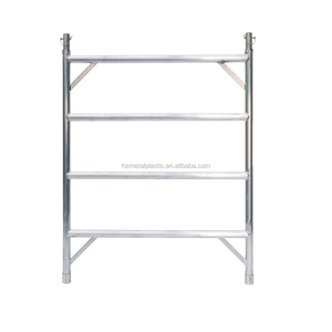 L'échafaudage mobile en aluminium partie l'échafaudage pliant de tour en aluminium de cadre de 4 échelons pour la construction - Product Image 1