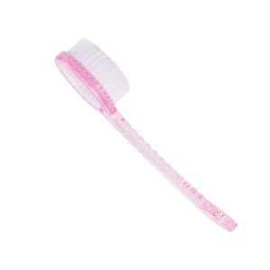 Household Oval Plastic <b>Bath</b> <b>Brush</b> with Soft Bristles Short-Handled Hanging Design <b>for</b> Bathroom Shower <b>Back</b> - Product Image 4