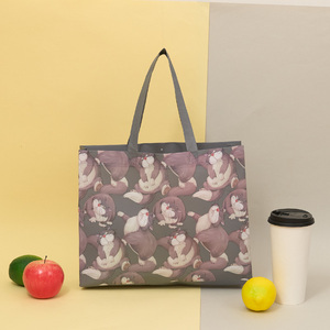 กระเป๋าช็อปปิ้งผ้าใยสังเคราะห์ธีมตัวการ์ตูน - Product Image 4