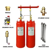 Système d'extinction d'incendie automatique en acier inoxydable FM200 à inundation totale pour les salles de stockage de batteries et les stockages d'énergie