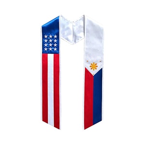 Guatemala Graduation Mall Bandera nacional Graduación Estola Bordado Faja para estudiar a bordo Estudiantes internacionales - Product Image 4