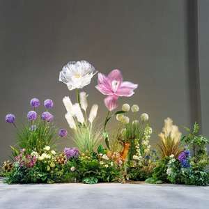 Simulation de célébrité d'Internet, fleurs et arbres artificiels, <span class=keywords><strong>plantes</strong></span> <span class=keywords><strong>vertes</strong></span> biomimétiques, balcons intérieurs, escaliers - Product Image 2