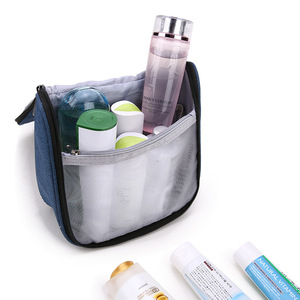 Travel Toiletry Bag Waterproof Portable With Hook <b>For</b> Business Trip <b>Storage</b> Custom Logo Available - Product Image 2