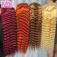 Peluca frontal de encaje sin procesar, cabello brasileño de onda profunda, densidad 180% 250%, sin pegamento, HD completa, pelucas de cabello humano virgen para mujeres afroamericanas