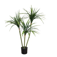 Plante artificielle de style nordique à tige fine, type Dragon Blood Green, en plastique+PE, 140-210 cm, longue durée, pour la décoration intérieure de la maison et des hôtels