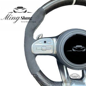 Volant en fibre de carbone très vendu pour Mercedes-Benz <span class=keywords><strong>AMG</strong></span> <span class=keywords><strong>W204</strong></span> W205 W167 W213 W222 W221 W215 W207 W212 G - Product Image 4