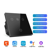 Interrupteur mural intelligent WiFi Tuya pour ventilateur de plafond, commande de vitesse, application, télécommande, commande vocale Alexa Google Home Assistant