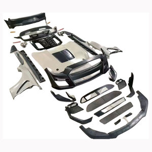 Kit de Carrocería para Ford Mustang 2018-2022, Fácil Instalación, Parachoques <span class=keywords><strong>GT500</strong></span>, Rejilla Delantera, Faldones Laterales, Nuevo - Product Image 2