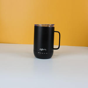 Controllo della temperatura tazza nera intelligente 4hr durata della batteria 14oz tazza da <span class=keywords><strong>caffè</strong></span> riscaldata intelligente controllo della temperatura tazza da <span class=keywords><strong>caffè</strong></span> in ceramica - Product Image 3