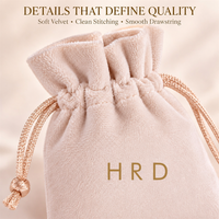 Pochette à bijoux en daim avec cordon de serrage, emballage cadeau doux, sac en velours pour bagues, boucles d'oreilles, bracelets, cosmétiques