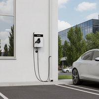 Europäischer Markt Steckdosen-AC-EV-Ladegerät Wallbox Typ 2 mit Optionalen GB/T und Typ 1 SAE J1772 Versionen