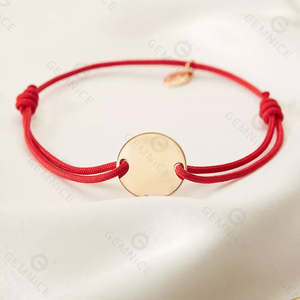 보석 도매 가격 하이 퀄리티 보석 스테인레스 스틸 맞춤형 새겨진 코드 로프 팔찌 - Product Image 2