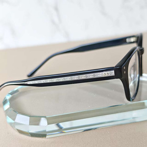 Montures de lunettes rondes à monture complète noires unies unisexe pour la correction de la vue adultes toutes formes de visage - Product Image 2