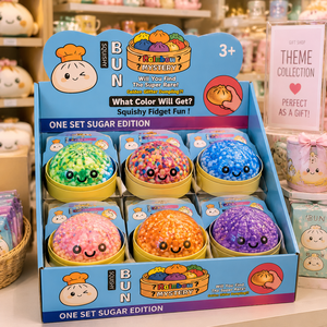 Colorful Bun Stress Relief <b>Ball</b> for Distributors Amusement Centers Desk Toys Private Label OEM ODM Bulk Wholesale - Product Image 6