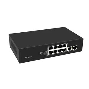 8 port 10/100M fast Ethernet CCTV wired poe switch