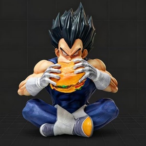 Figurine d'action Dragon Ball <span class=keywords><strong>Vegeta</strong></span> Hamburger, Nouveau Produit, Merchandising Anime, Ornement de Bureau, Cadeau Décoratif, Collection - Product Image 1