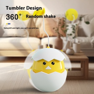 Nhà máy mớ<span class=keywords><strong>i</strong></span> tự động mèo trêu ghẹo đũa đồ chơ<span class=keywords><strong>i</strong></span> tương tác ABS pin Powered mèo đồ chơ<span class=keywords><strong>i</strong></span> Tumbler phim hoạt hình sang trọng đơn giản sống động như thật thiết kế bóng - Product Image 4