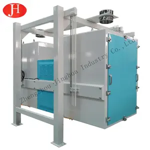 Máquina Eléctrica de fabricación de harina de trigo, tamiz doble de vibración, separador de fibra de harina de trigo, línea de producción de clasificación