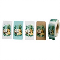Étiquettes personnalisées pour bouteilles de boisson, blanc nacré scintillant, autocollantes, imperméables, en rouleau, impression numérique UV