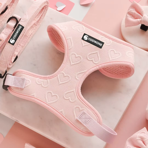 Conjunto de Arnés de Pana Acolchado Suave con Impresión Personalizada para Perro Patrón de Diseño Gratis Suministros para Entrenamiento de Mascotas Correa y <span class=keywords><strong>Collar</strong></span> Ajustables de Lujo - Product Image 2