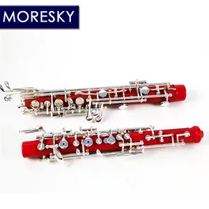 MORESKY Oboe rouge en ABS professionnel, clé C, style semi-automatique, en cupronickel nickelé S13 - Product Image 2
