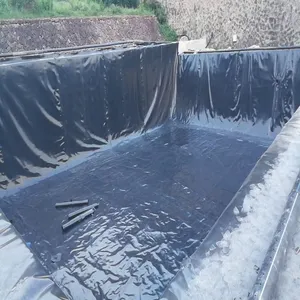 Hdpe Virgin Raw Material 1mm Plastic Sheet Cover UV Geomembrane Pond Liner Price Water Storage Geo Membrane