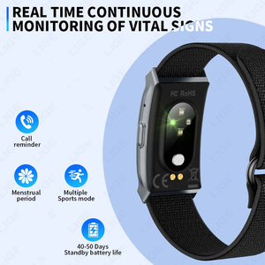 Bracelet intelligent sportif G69, étanche IP68, bracelet en silicone, fréquence cardiaque, oxygène sanguin, suivi de la forme physique numérique, rappel d'appel, Android - Product Image 4