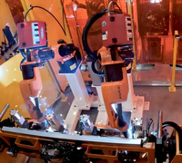 Bras robotisé CNC à six axes et six mâchoires de la marque KUKA, protection IP65, entraînement électrique industriel, garantie de 2 ans, 1 kW, 220 V, 550 kg