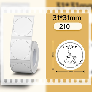 กาวไดคัทไวต่อความร้อนสติกเกอร์ฉลากวงกลมลามิเนตพื้นผิวถ้วยกาแฟแชมพูแชมพูอุตสาหกรรมโลโก้แบรนด์ - Product Image 1