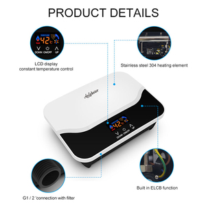 Chauffe-eau électrique instantané sans réservoir 5500W pour le Brésil et l'Argentine, haute puissance, affichage numérique intelligent - Product Image 4